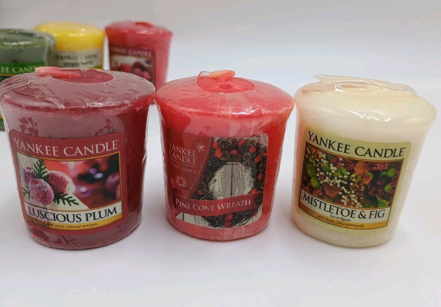 Yankee Candle Votive Sampler Lot Of Nine 1.75 oz Small Candles Assorted – New