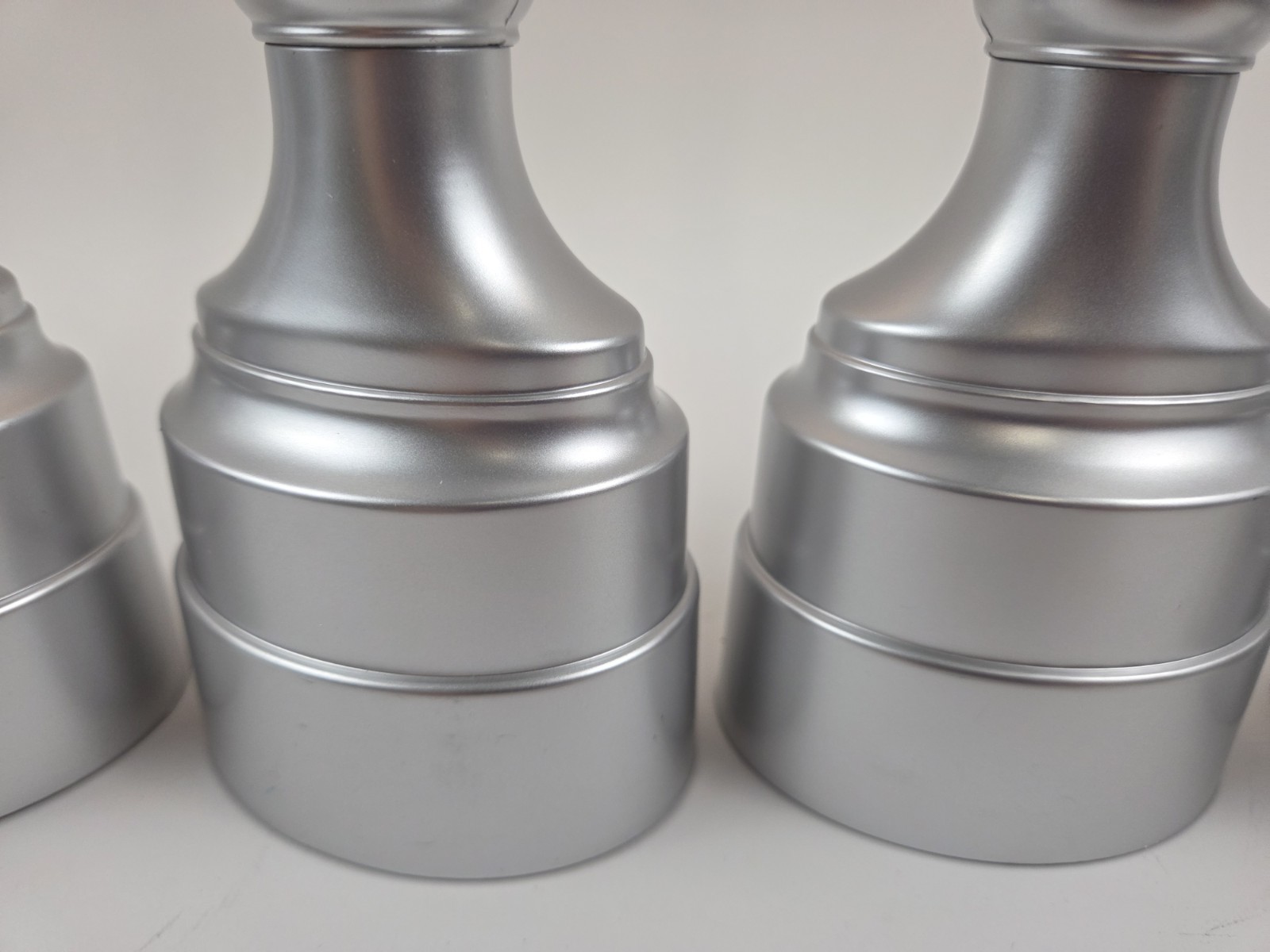 Bethlehem Lights (4) Premium Cordless Window Candles Satin Nickel