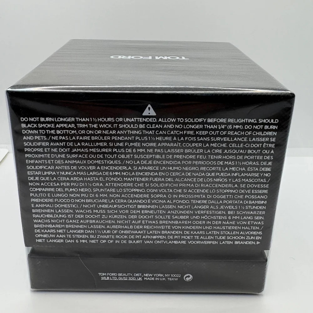 Tom Ford Fabulous Scented Candle. Height 2.25IN / Hauteur 5.7cm/ New Sealed.