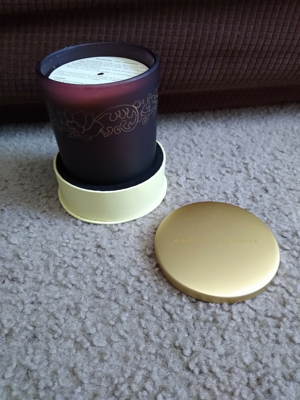 MANOP RACHOTE davana flowers myrrh & sandalwood natural homeopathic candle RARE