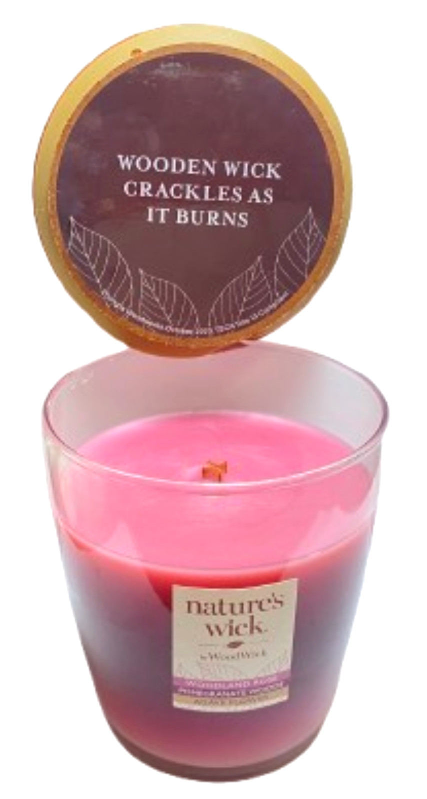 Nature’s Wick by Woodwick TRILOGY 10 oz Single Wick Candle ~ FREE SHIP
