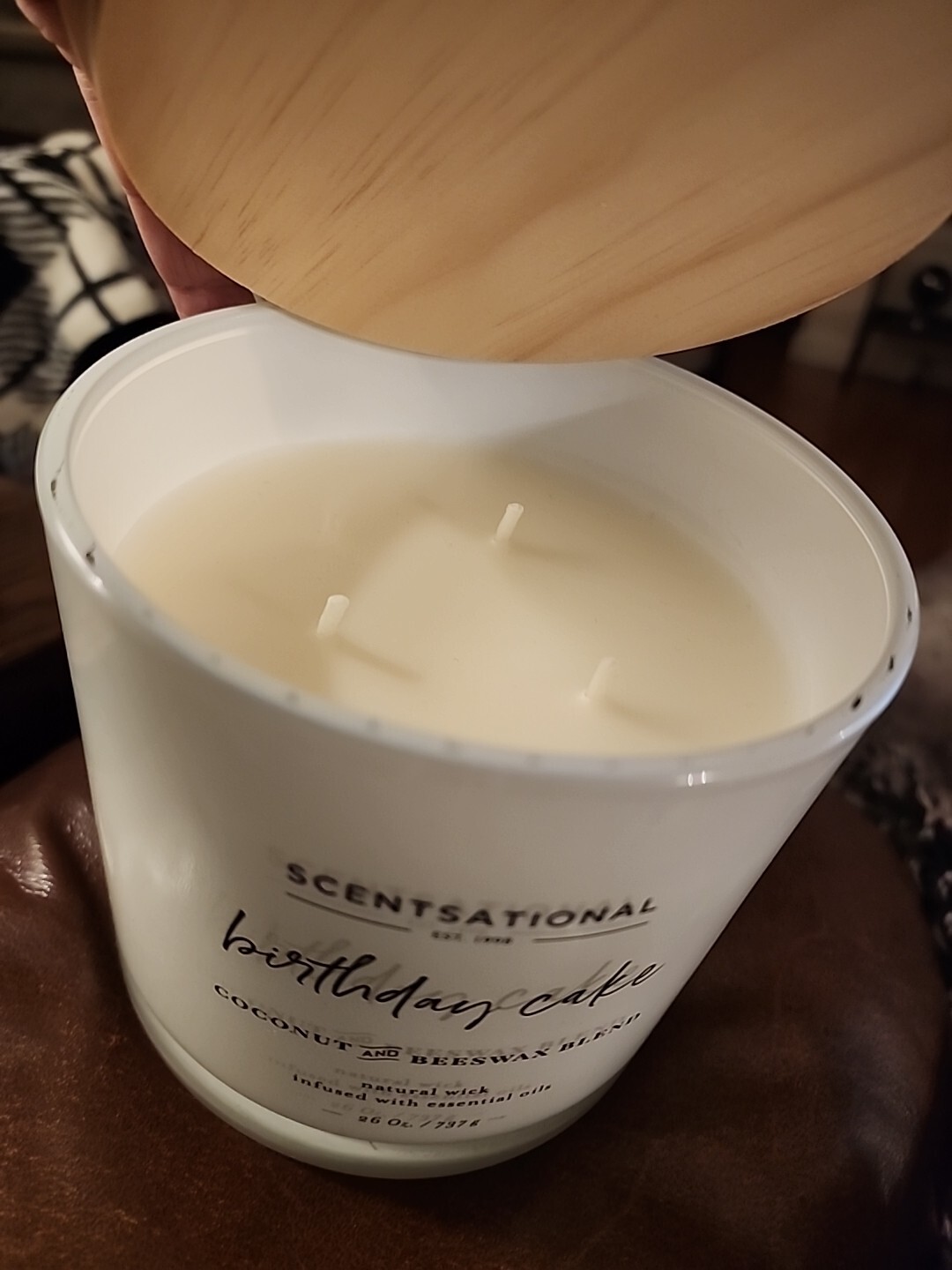 Scentsational BIRTHDAY CAKE 3-Wick Scented Candle JUMBO SIZE 26 oz NEW!