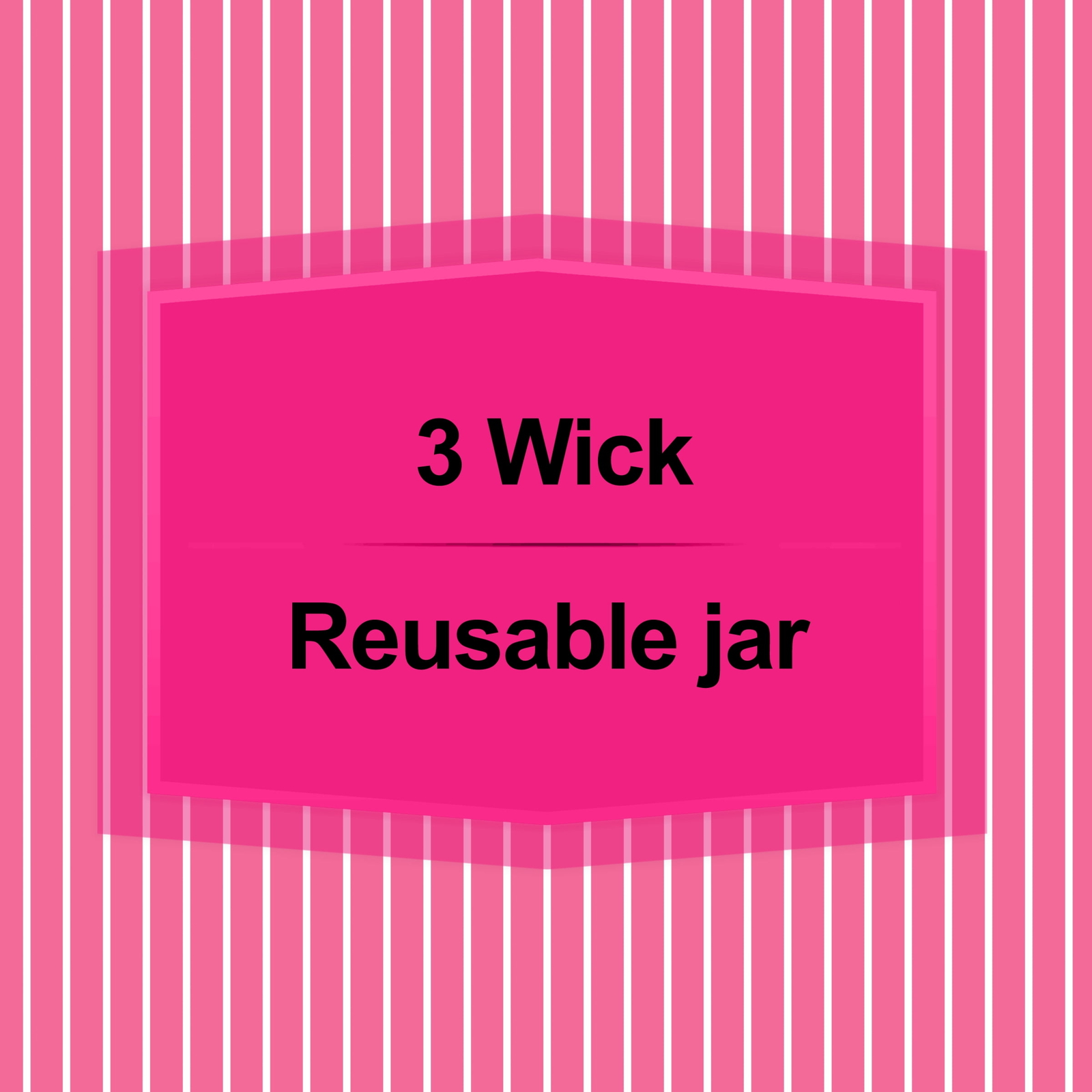 (2 pack) 3-Wick Textured Wrapped Juicy Watermelon Scented Candle, 14 oz