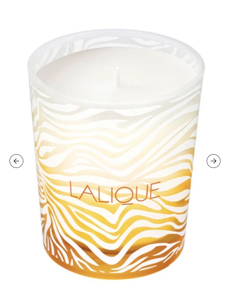 LALIQUE Scented Candle VOYAGE DE PARFUMEUR LE SOLEIL CHIANG MAI THAILAND 190g