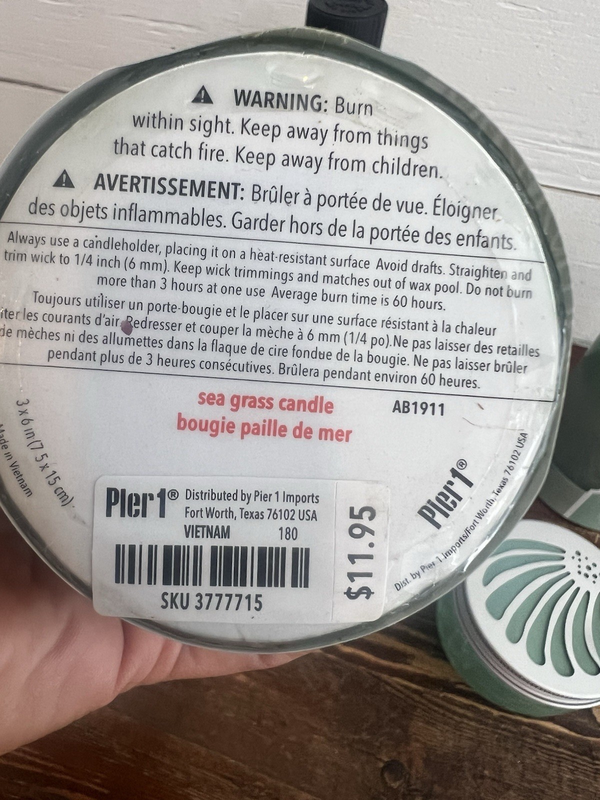 Pier One “sea Grass” Candle And Scent Collection. All Brand New With Tags.