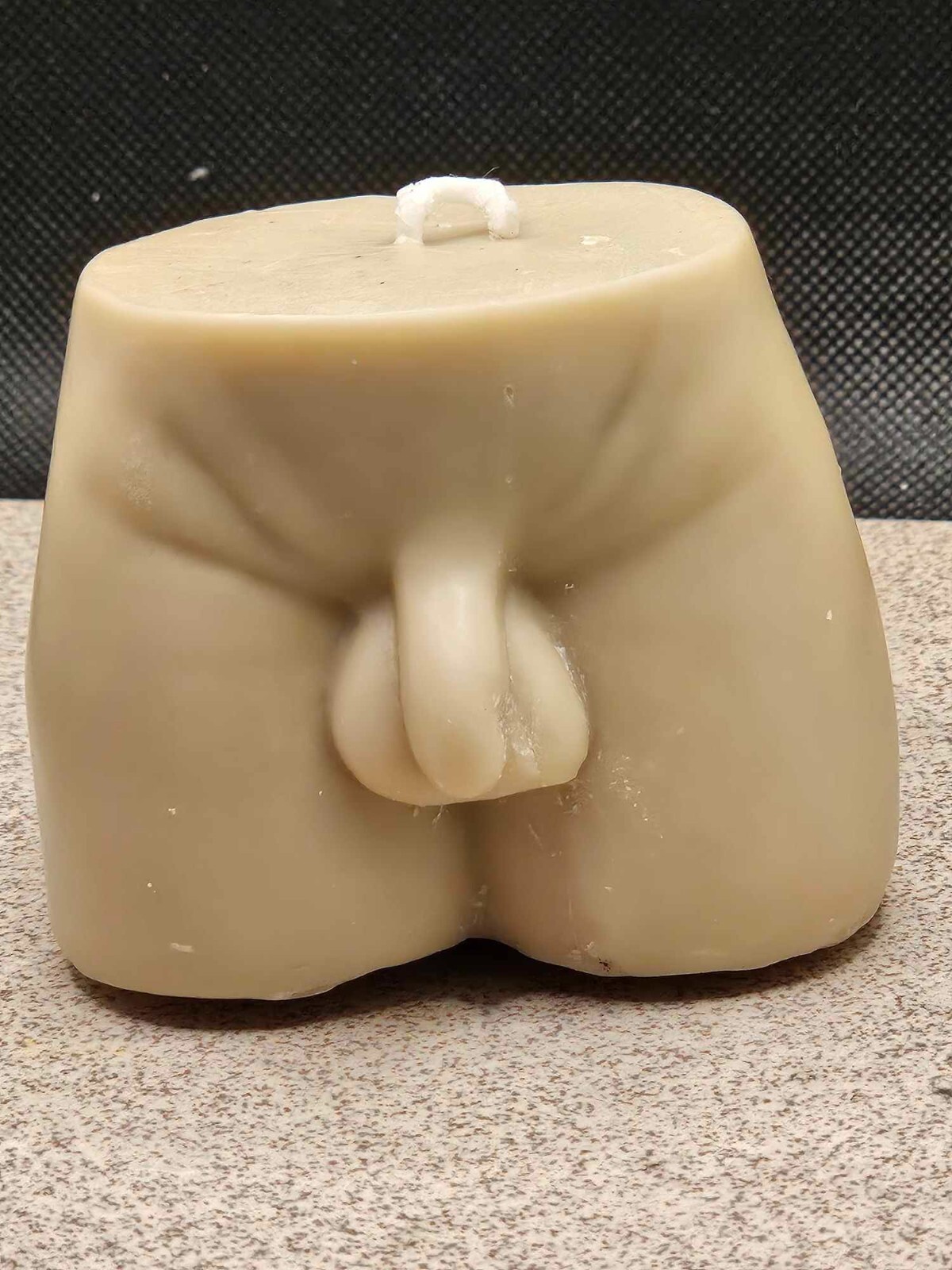 Nude Man Bottom Torso Candle Size 2.5 in X 3 in