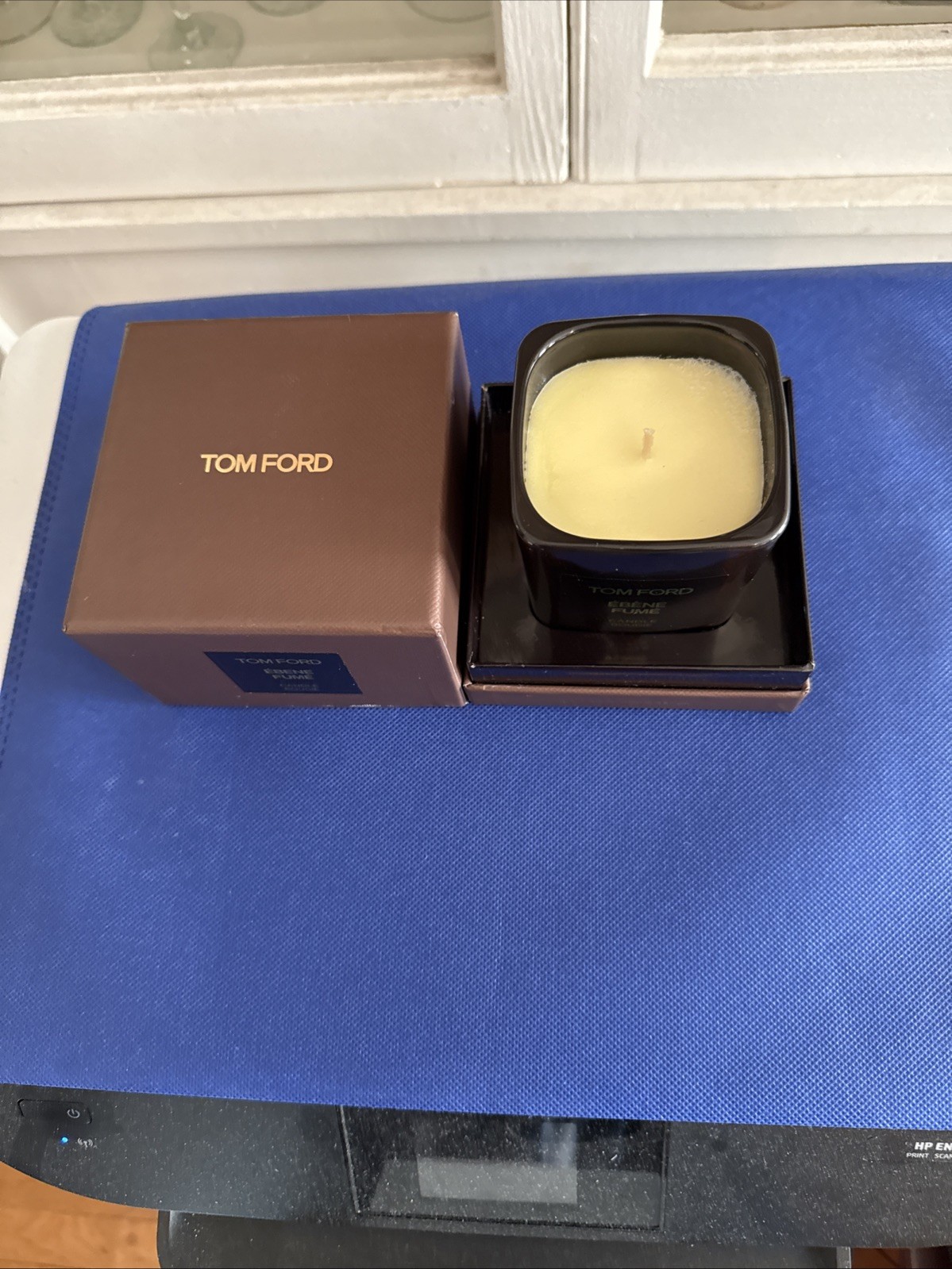 Tom Ford Ebene Fume Candle Height 2.25in. ~NIB~