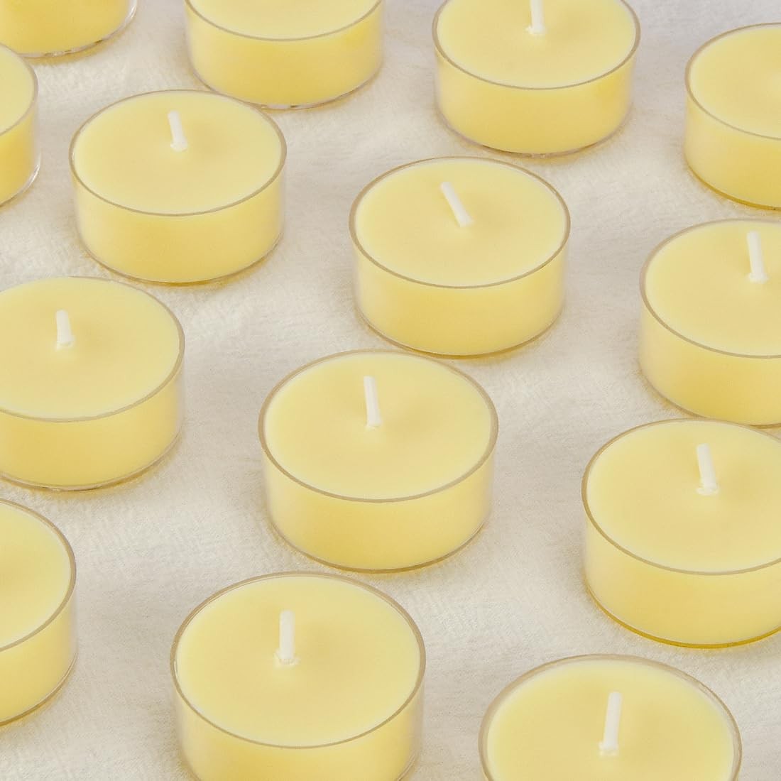 Natural Citronella Tea Light Candles, Tiny Soy Wax Aromatherapy Citronella Te…