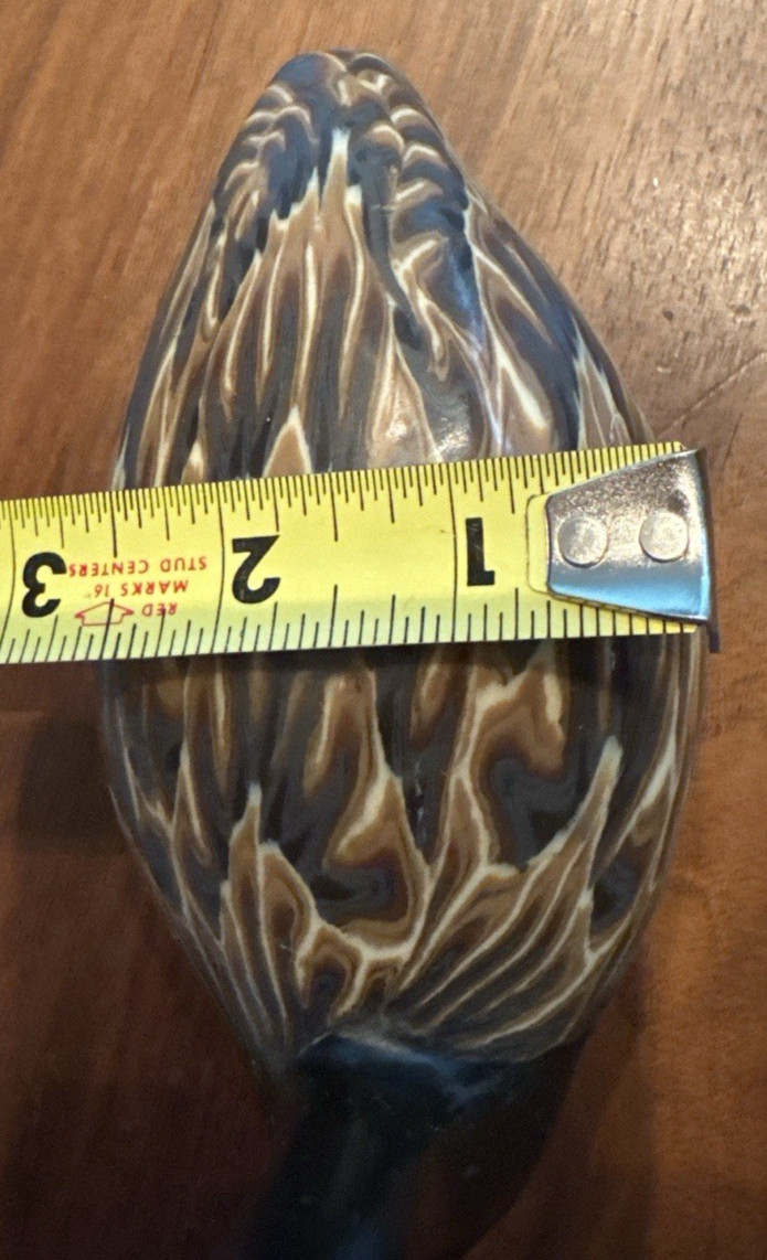 Vintage Canada Goose Figural Candle Marbled Wax Bird Lake House Cabin Decor