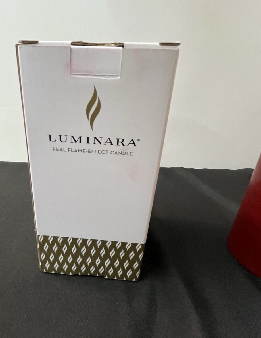 Luminara Real Flame Effect Candle Remote Controlled C Battery Operated New 7″