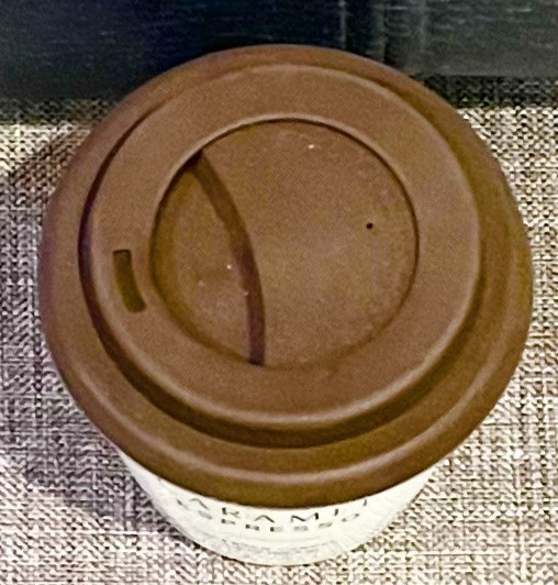 Hazelnut Caramel Expresso Scented Candle Glass 3 1/4 in H x 3 in W