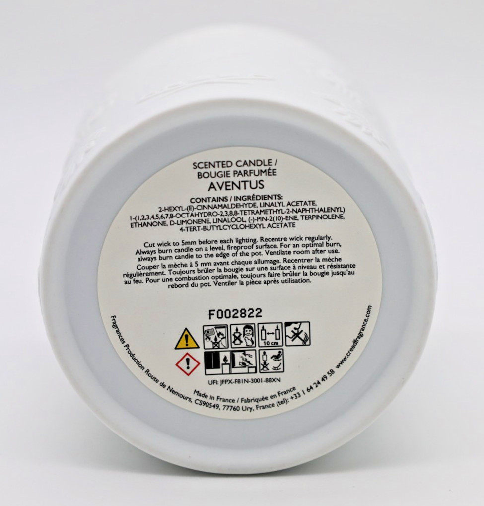 Creed Bougie Parfumee Aventus Candle 220g / 7.76oz Authentic by Finescents