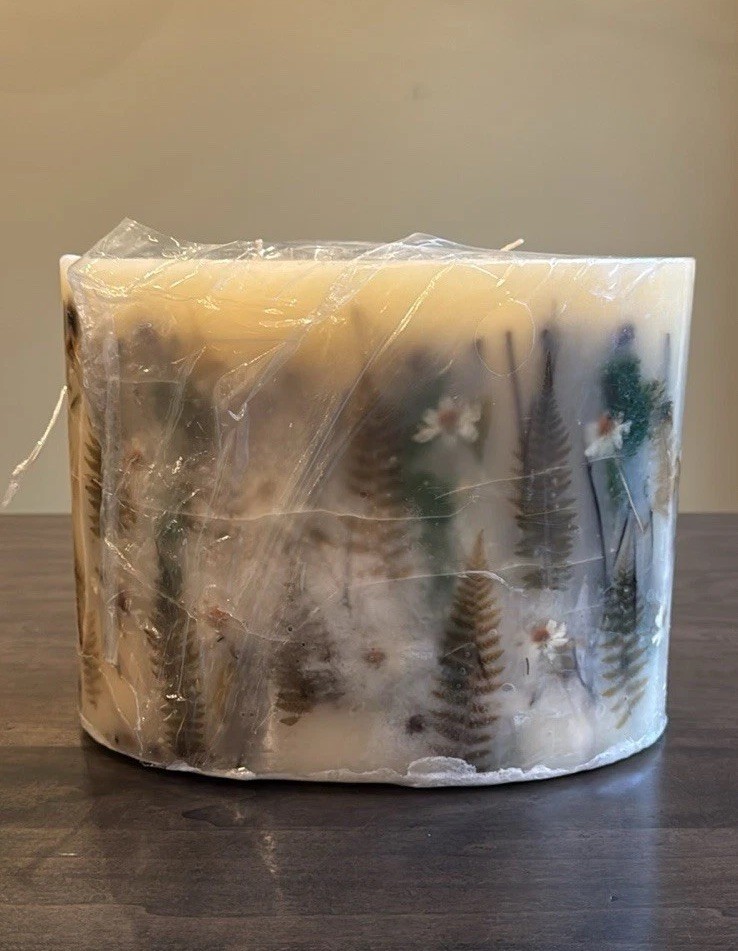 Rosy Rings Oval XX-Large Botanical Forest Candle -12 X 9” 300 Hours