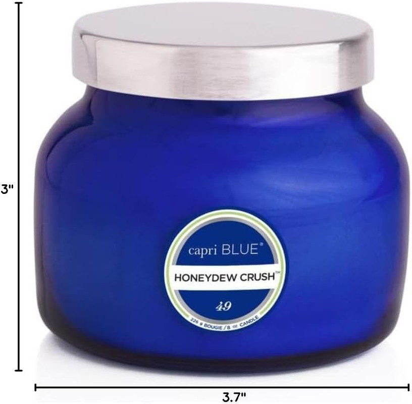 Capri Blue Scented Candles – Soy Candle Wax Blend – Jar Candles – Blue Candle Gi