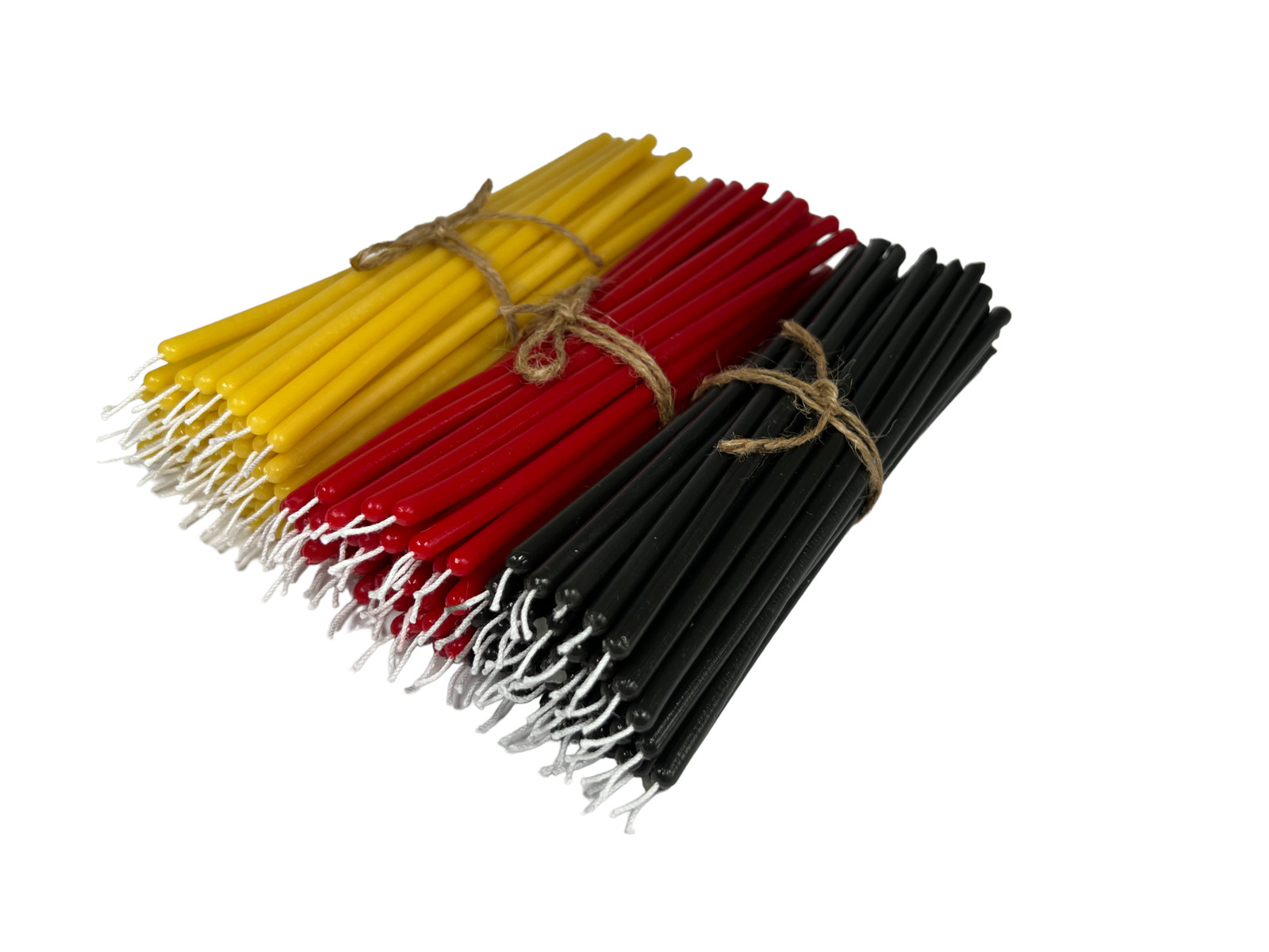 Orthodox Church Candles, Beeswax Tapers 25, 50 & 100 Pcs Multiple Colors