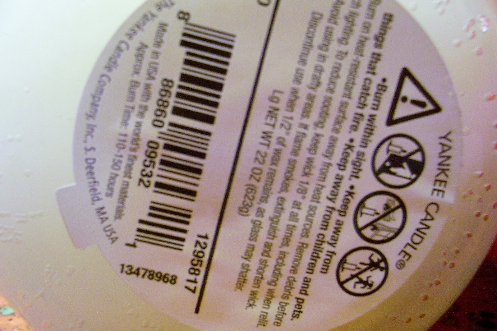 yankee candle 2-22oz JARS BOO! + TRICKY