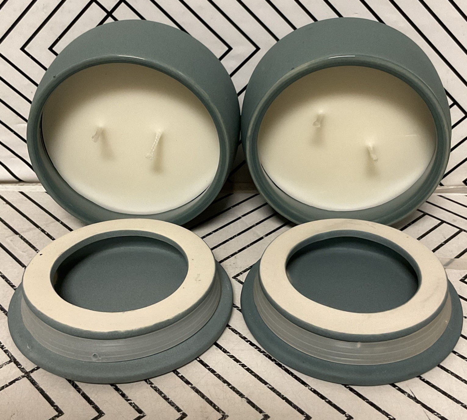 🥥 CASALUNA Scented Candles clarity Coconut Soy Wax Blend 7.5oz🆕LOT OF 2‼️AS IS