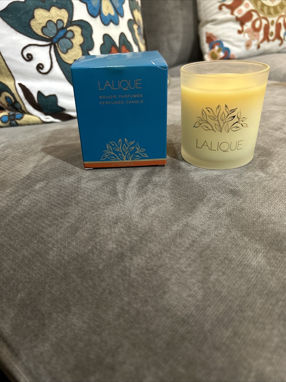Lalique Bougie Parfumee Perfumed Candle – 5.0 oz. 150g Made In France