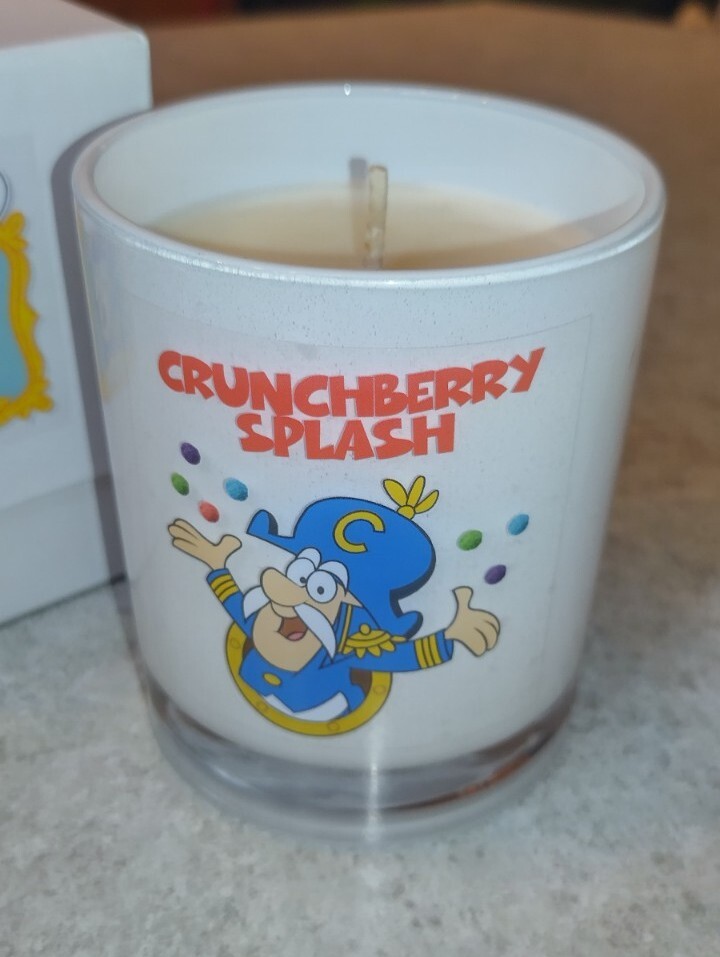 Cap’N Crunch Crunchberry Splash Custom Candle Cereal Captain Crunch