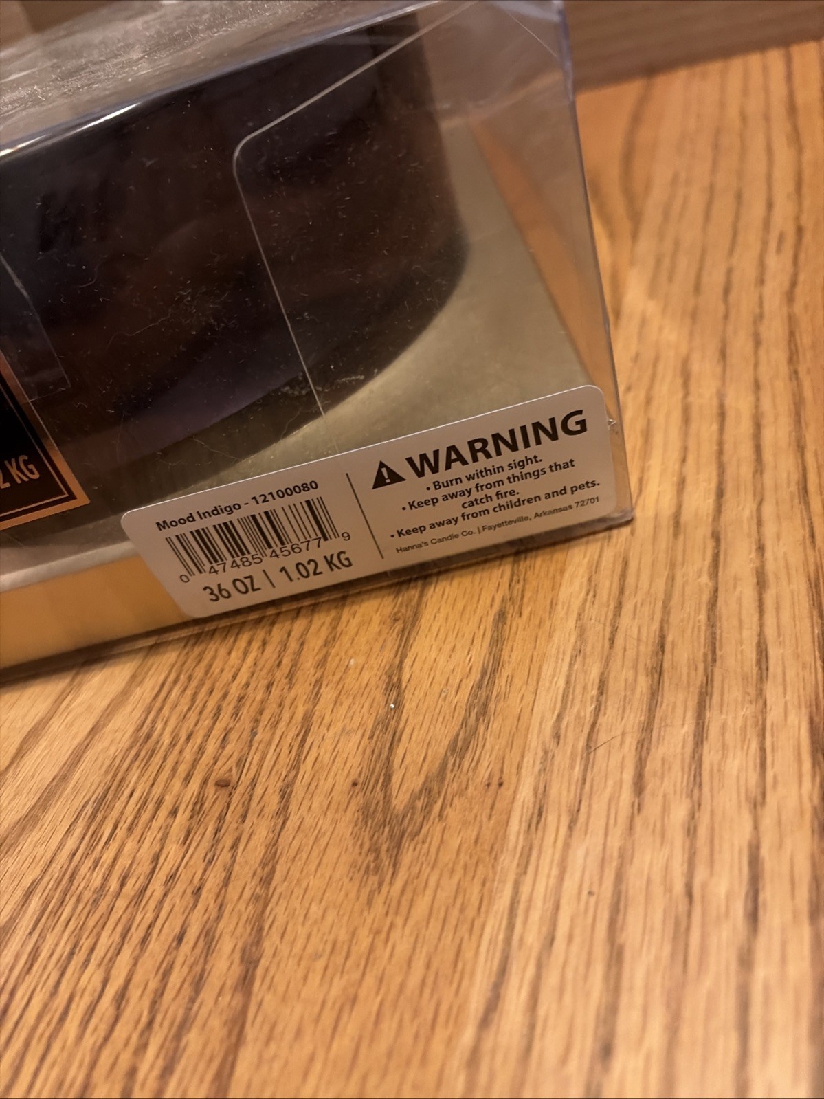 Hanna’s Mood Indigo 5-Wick Luxury Candle 36 oz 1.02 kg Discontinued HTF New