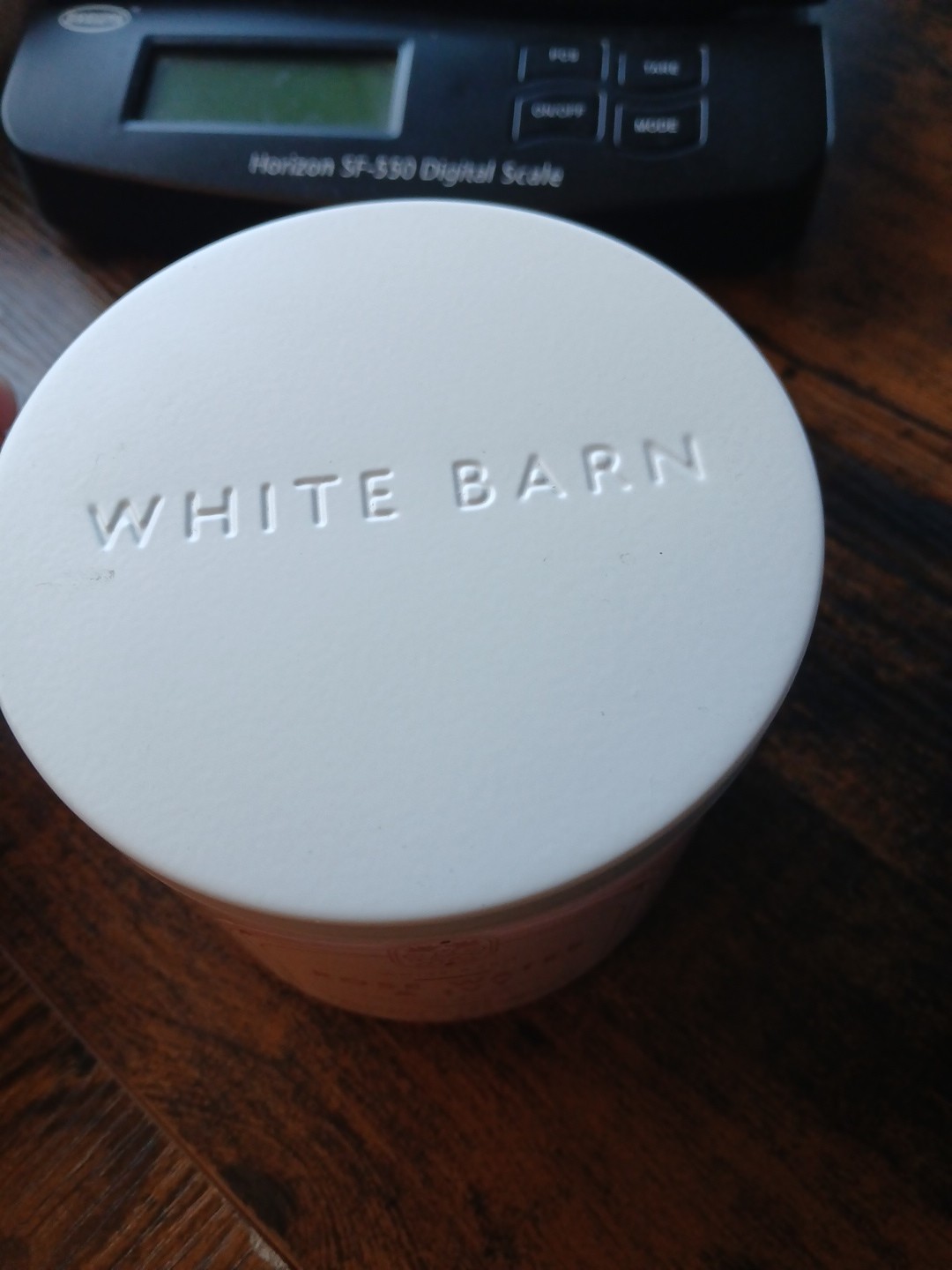 White Barn Rose Water & Ivy Pink Soy Wax Blend Scented Jar Candle, 25-45 hrs
