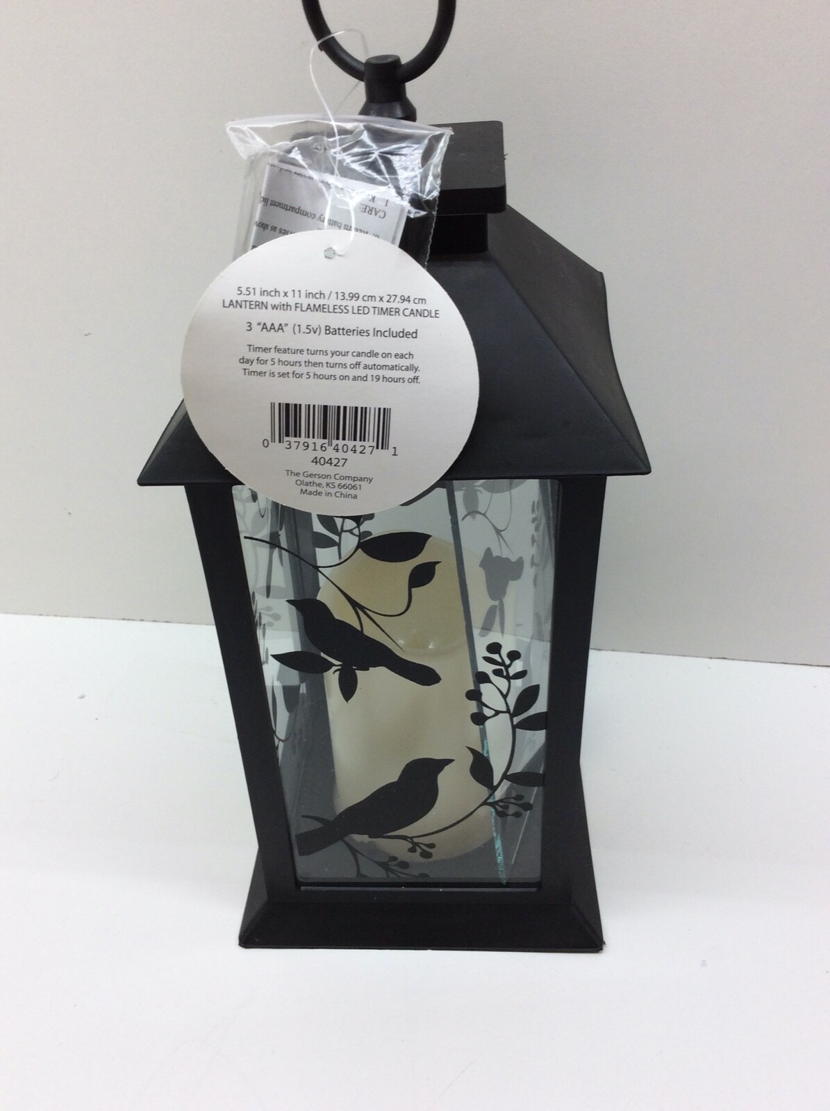 Everlasting Glow Indoor Outdoor Candle Lantern Flameless Led with Timer
