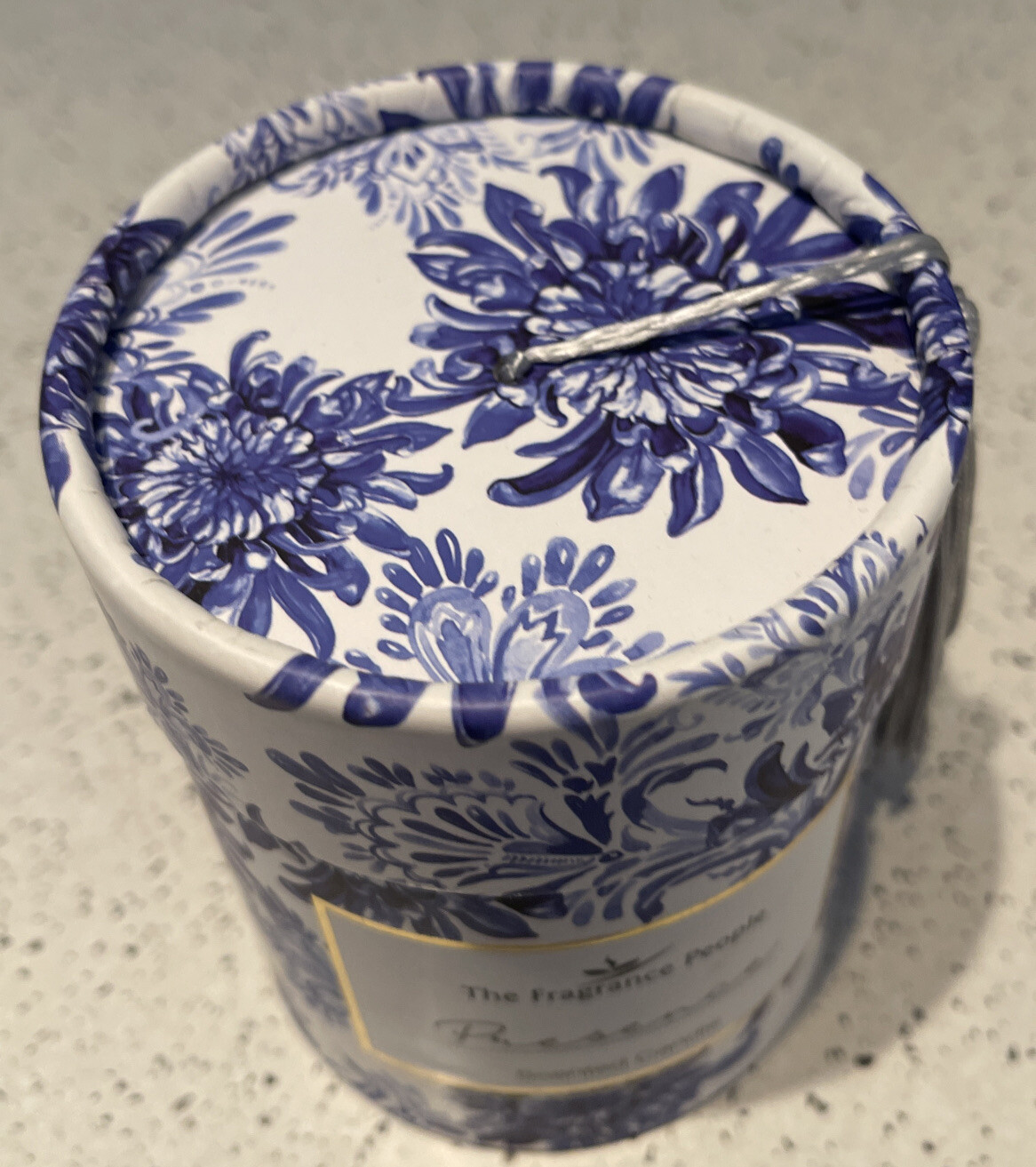 New 11cm Indigo Blue Premium Fragrance Candle With Tassel Made India