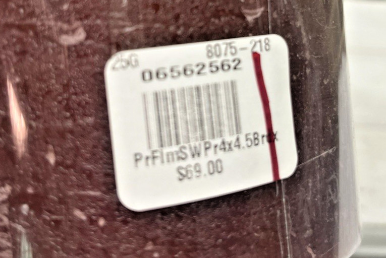 POTTERY BARN FLICKERING FLAMELESS BORDEAUX PILLAR CANDLE SALT WASHED 4 x 4.5 NEW