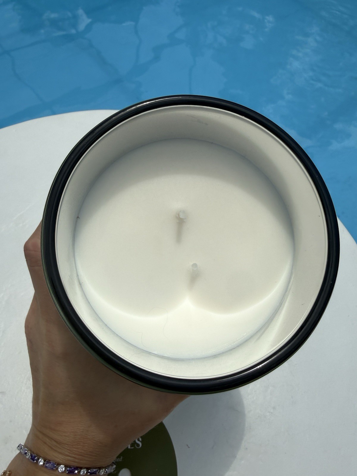 Threshold Midnight Tea Leaves 20 oz 2-Wick Luxury Scented Plant Wax Candle New
