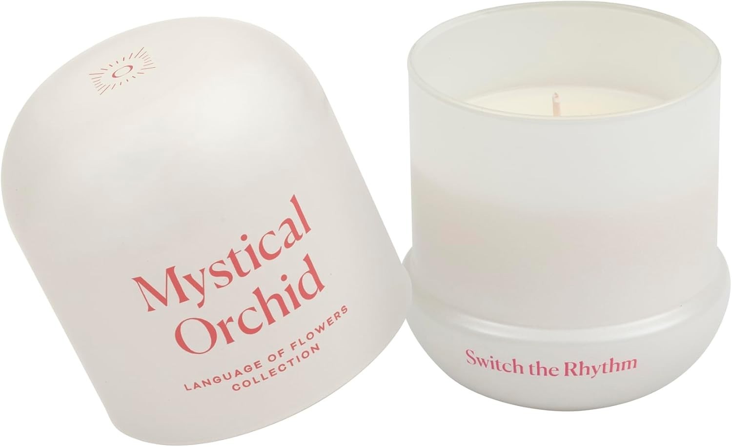 MYSTICAL ORCHID SCENTED CANDLE, 7.8 OZ JAR CANDLE PREMIUM WAX, 35-HOUR LONG BURN