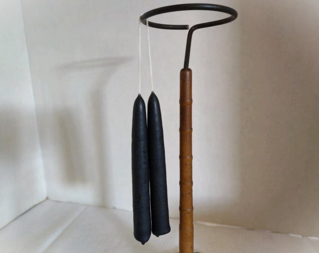 Hand-Dipped Taper Candle Pair ~ 6″ Chubby ~ 11 Colors ~ Scented & Unscented
