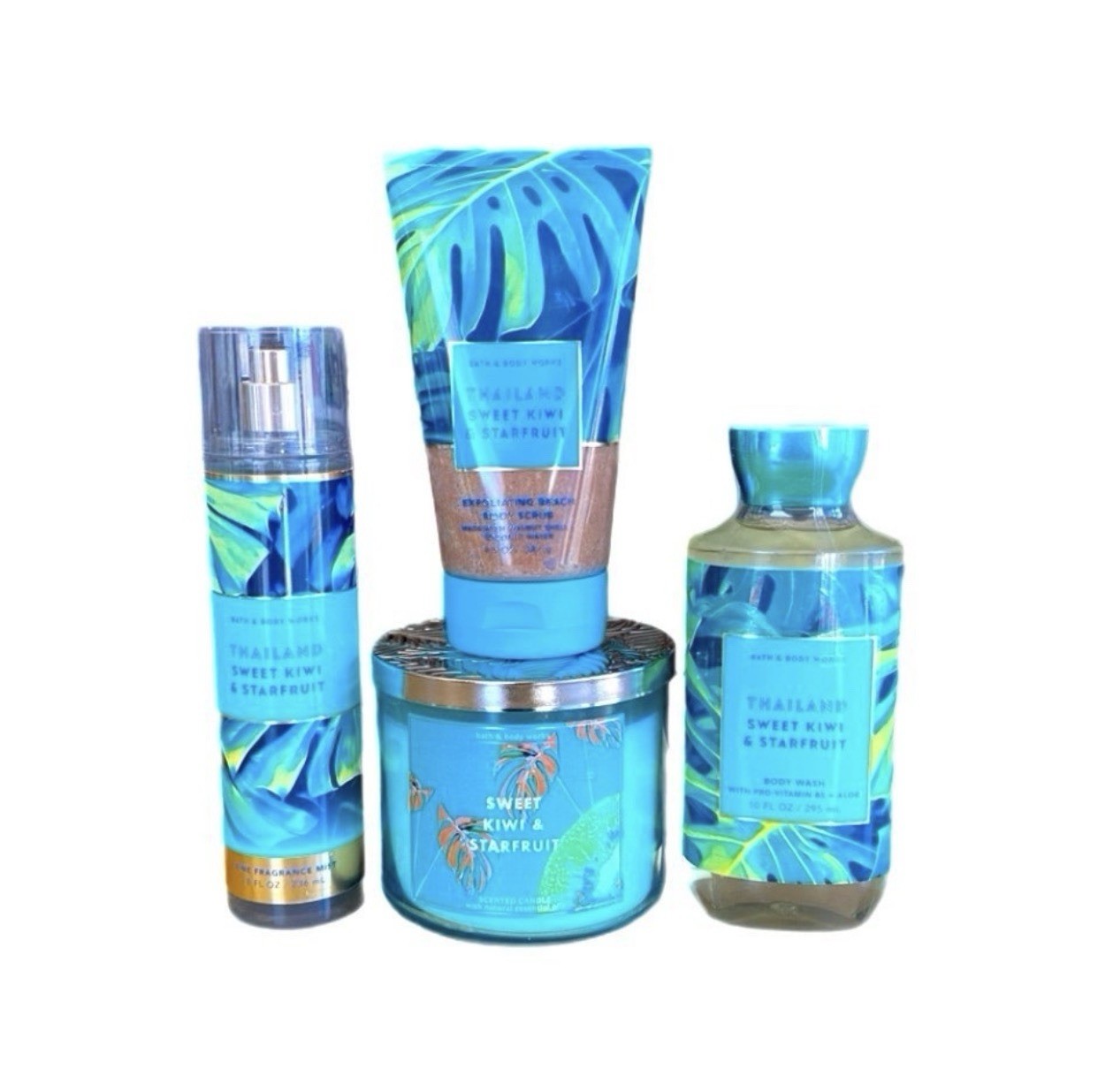 Bath & Body Works Thailand Sweet Kiwi & Starfruit Candle & Body Care