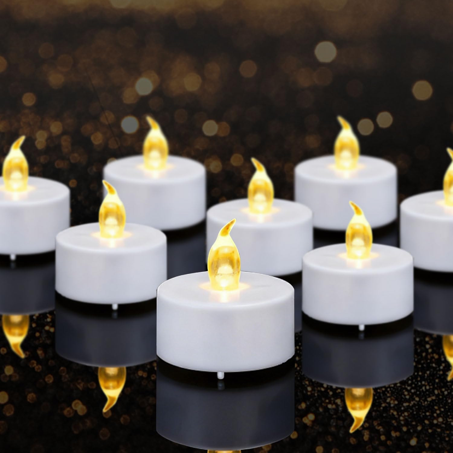 Tea Lights Flameless Battery Operated Candles-150Pack LED Flickering Votive Cand