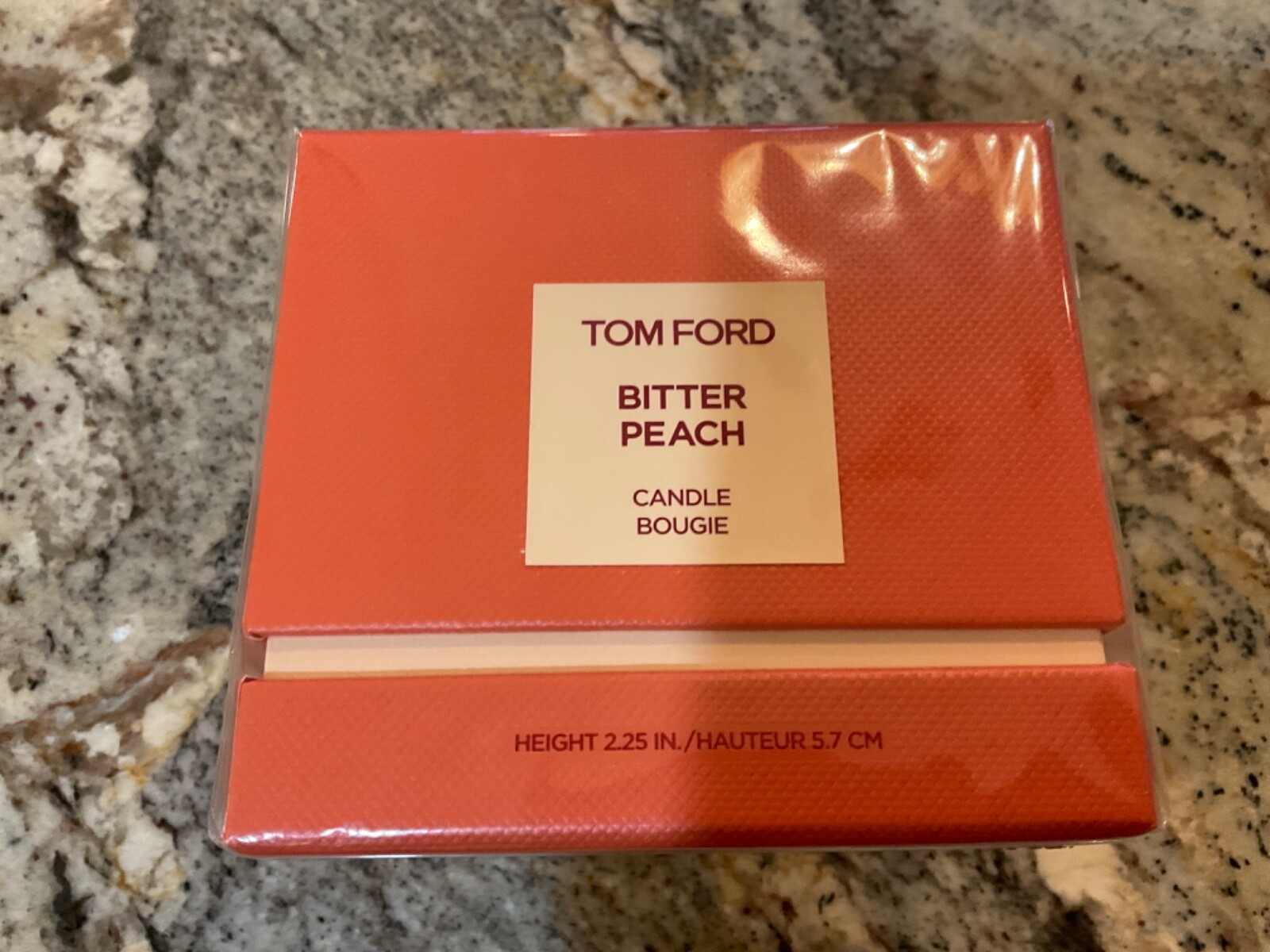 NIB NEW SEALED TOM FORD BITTER PEACH Candle 2.25” 5.7 cm