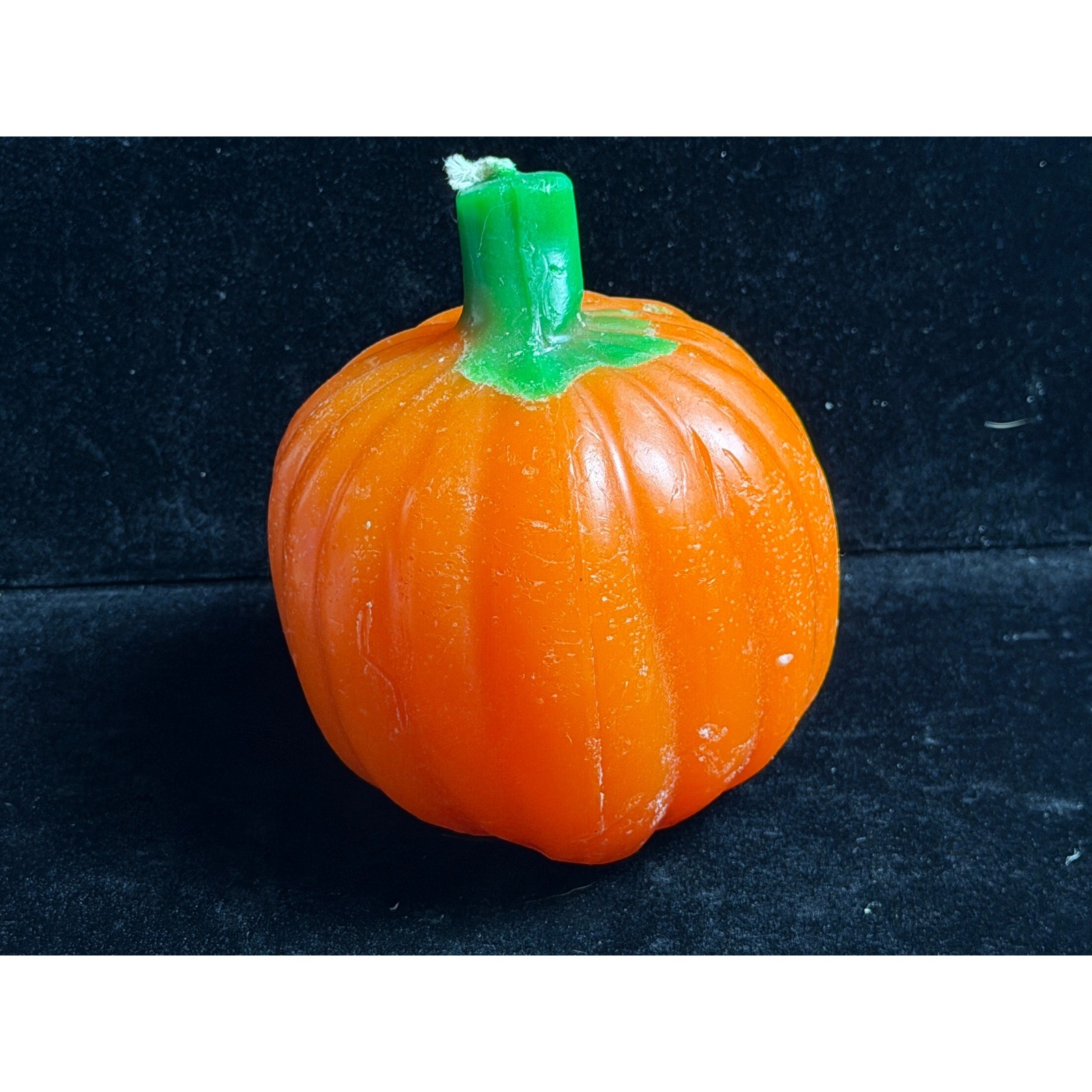 Vintage Halloween Pumpkin and Witch Candle Set: Retro Fall Decor, Orange 2 Piece