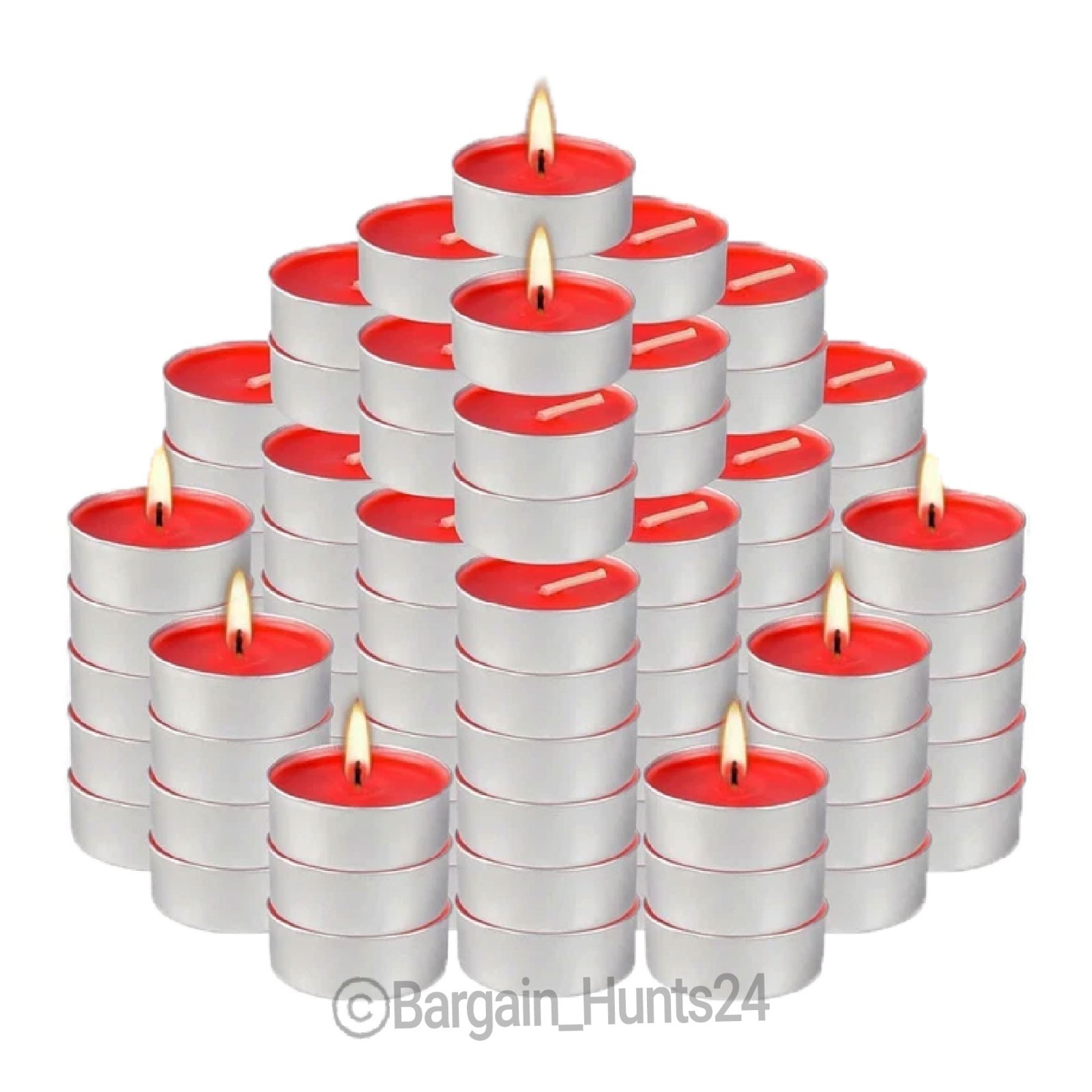 30 Count Scented & Unscented Tealight Candles Long Lasting Aromatherapy Candles
