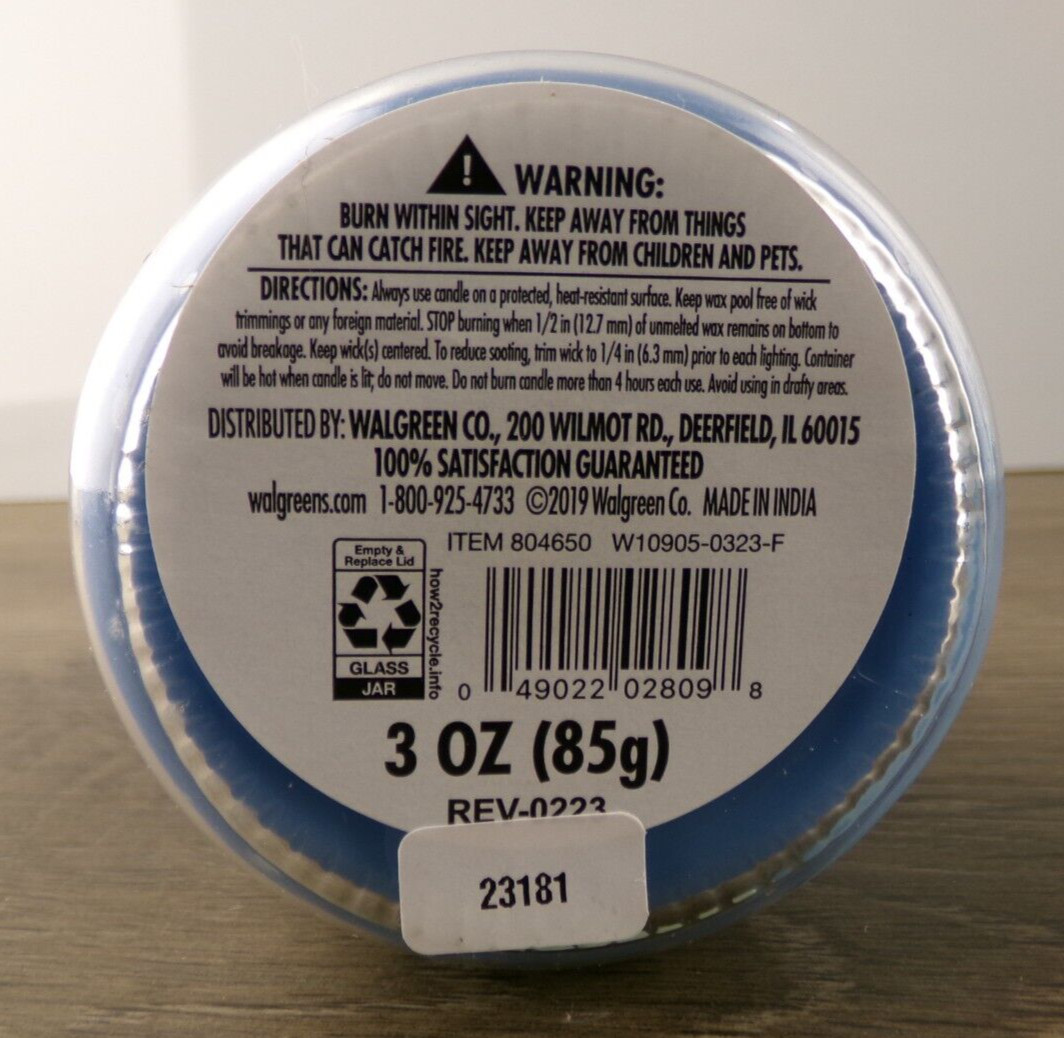 Box of 4 ME Modern Expressions Spa Waters 3oz Scented Candles, New S1