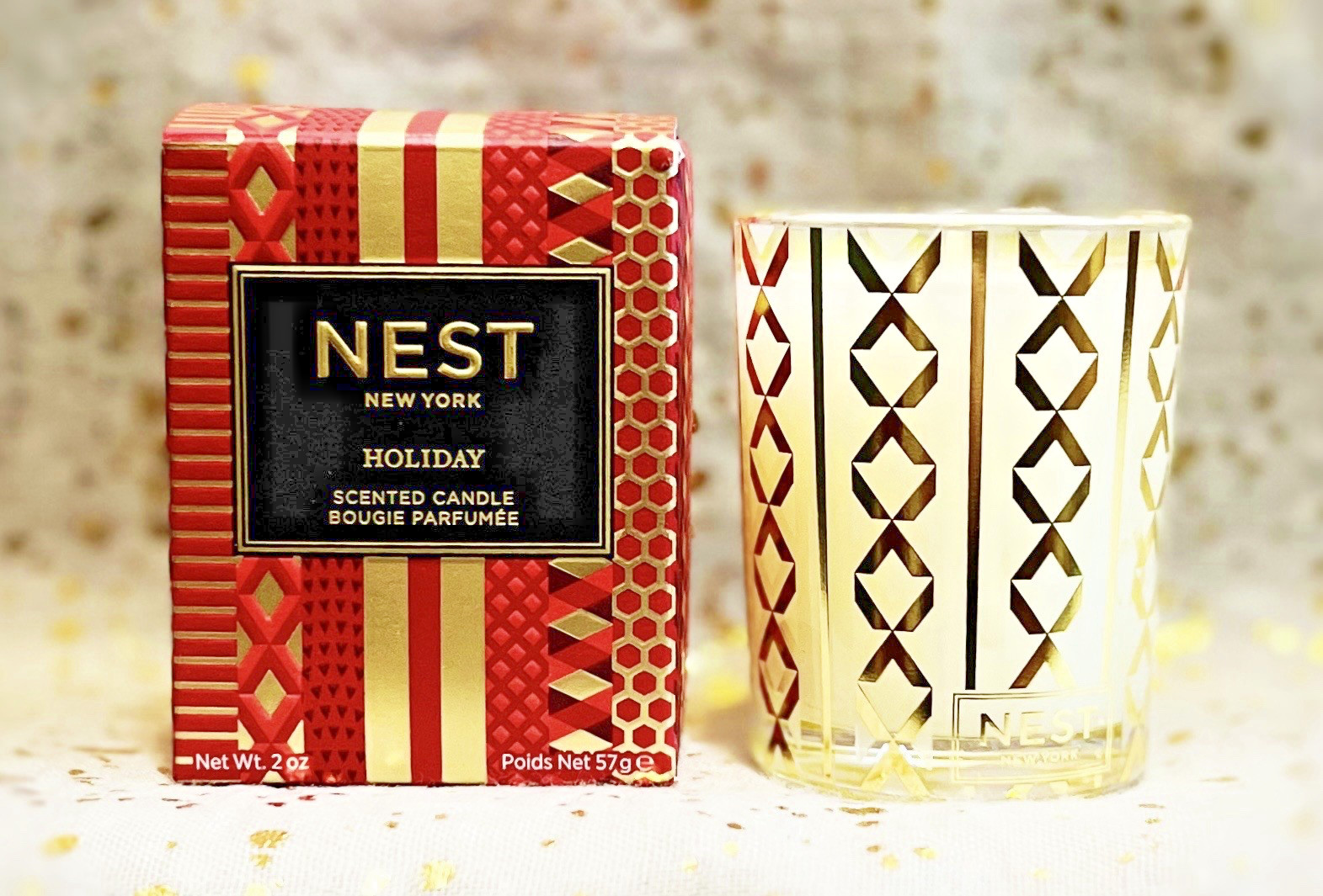 NEST New York~HOLIDAY~Small Scented Votive Candle~2oz / 57g~NIB~Ships Free~