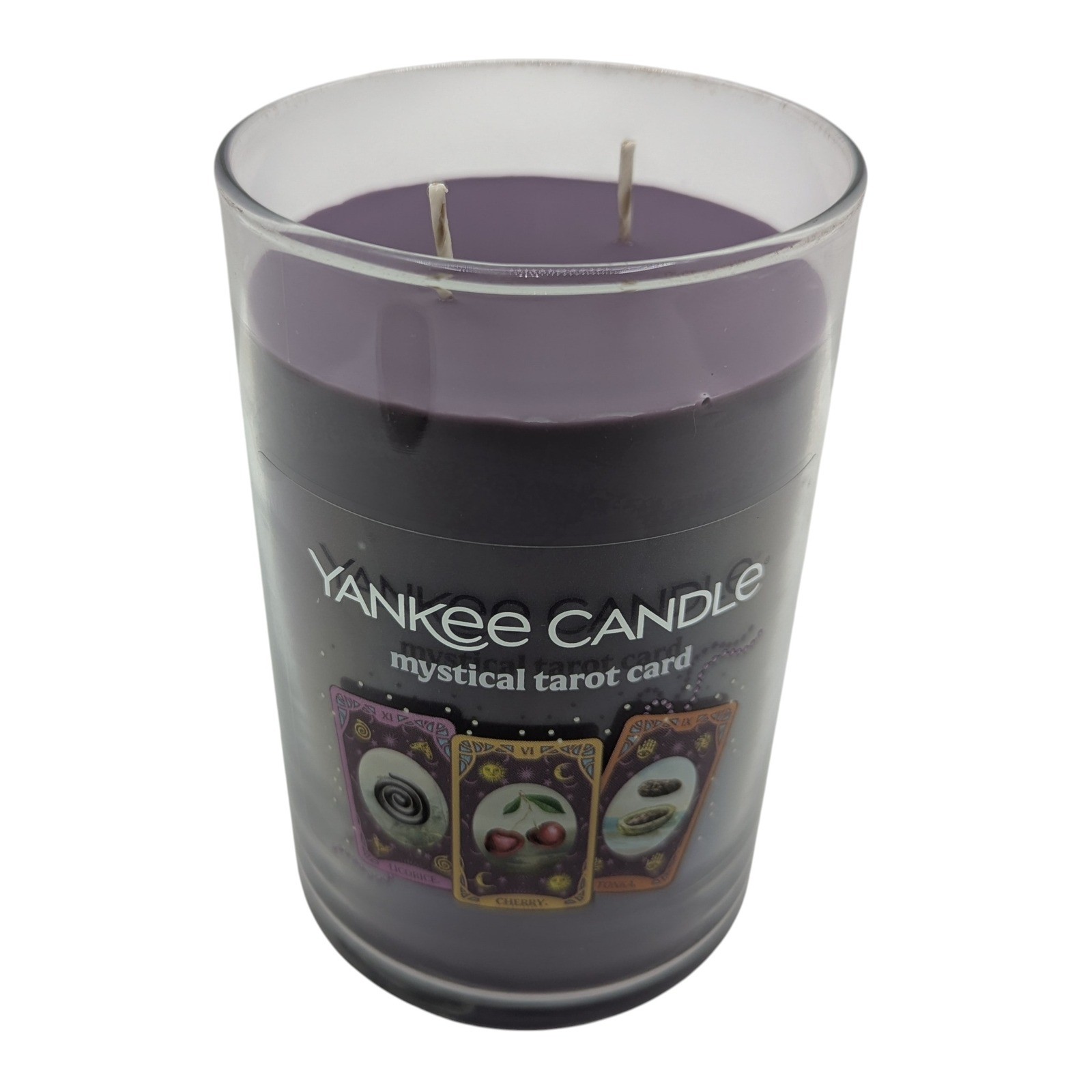 Yankee Candle Mystical Tarot Card 20 oz 2-Wick Tumbler Candle Cherry Tonka