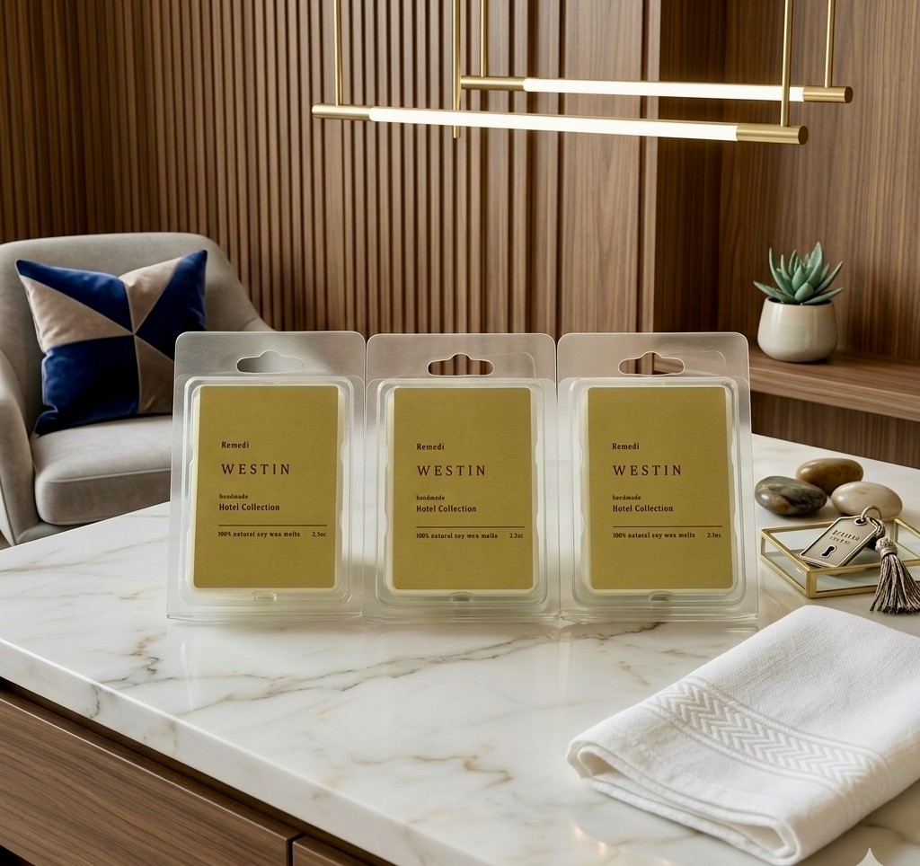 Westin Hotel hand poured 2.5oz Wax Melt 3 pack