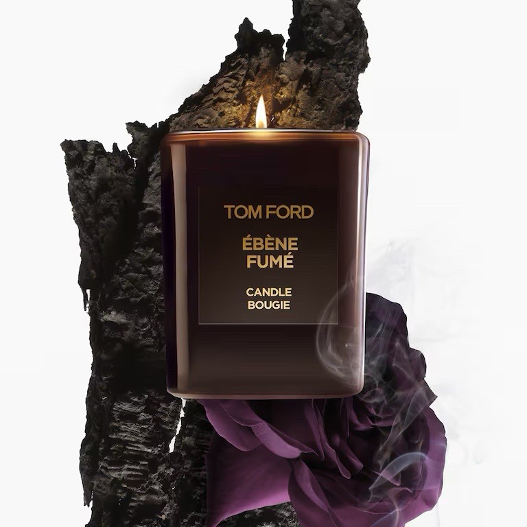 Tom Ford Ebene Fume Candle Bougie Height 2.25 In / 5.7 cm New, Sealed