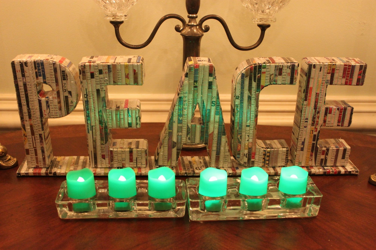 EcoGecko Indoor/Outdoor Remote Controlled Votive Flameless LED Candles, Green