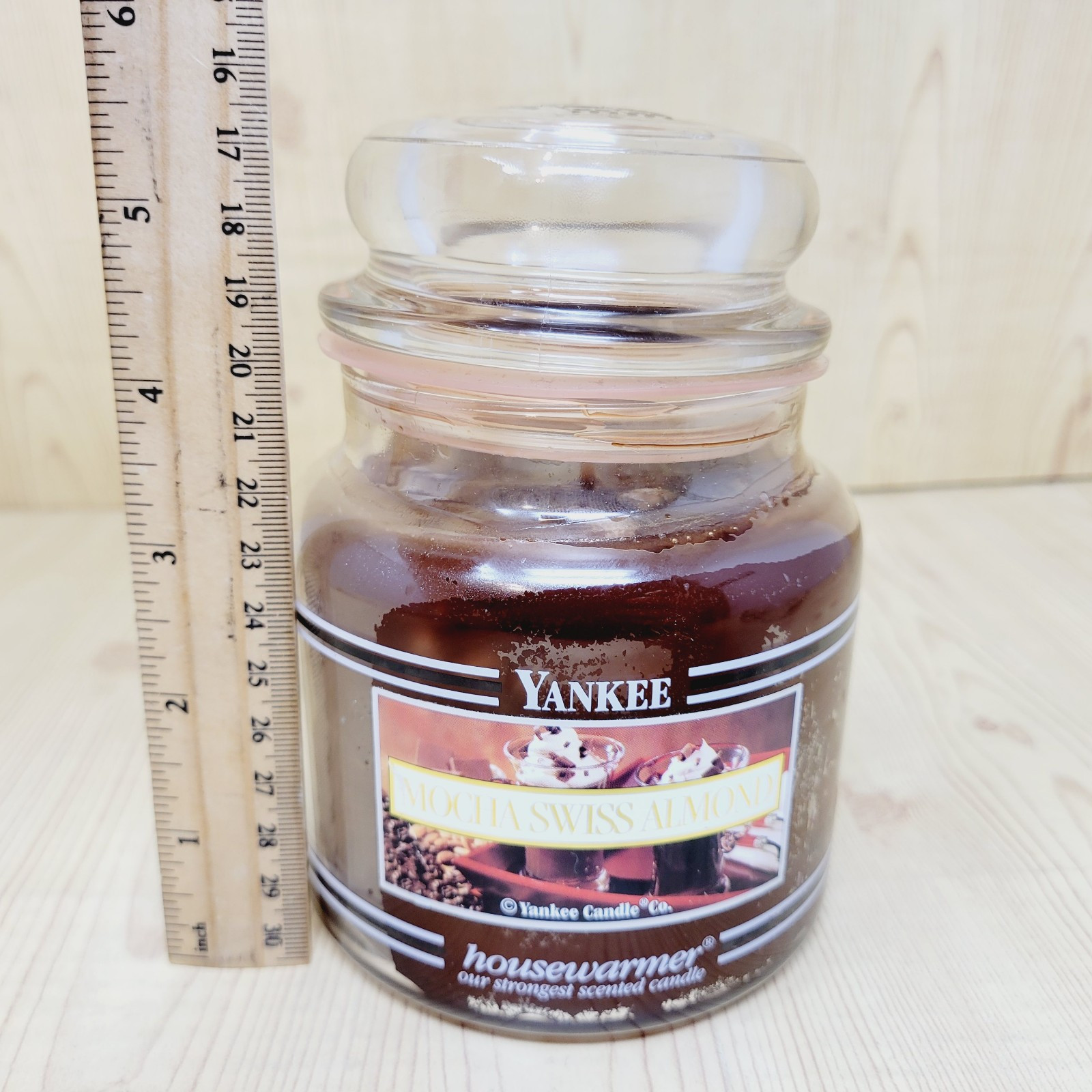 Yankee Candle Mocha Swiss Almond Jar Candle 14 5oz Black Band Discontinued