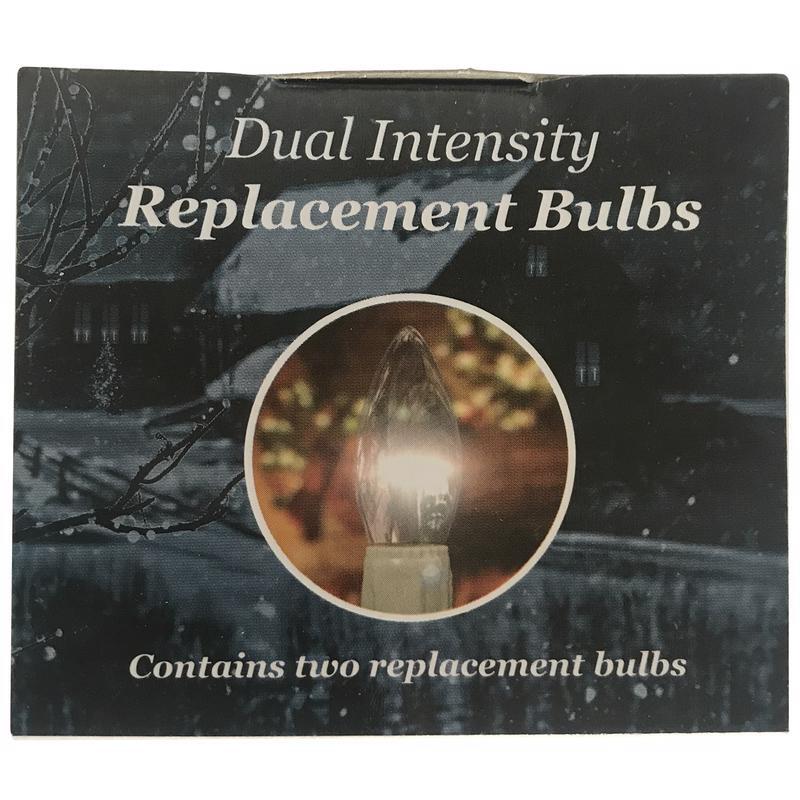 Celestial Lights P-1935-2R-I Ivory no Flame Tip Replacement Bulbs Dual Intensity