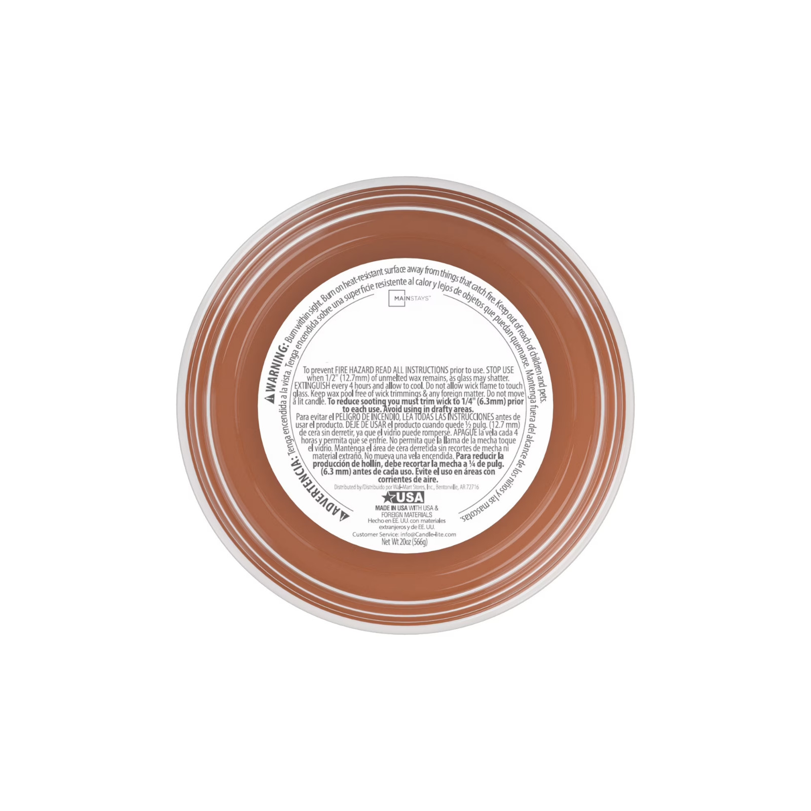 Mainstays Pumpkin Spice Scented Single-Wick Large Glass Jar Candle 20 oz…
