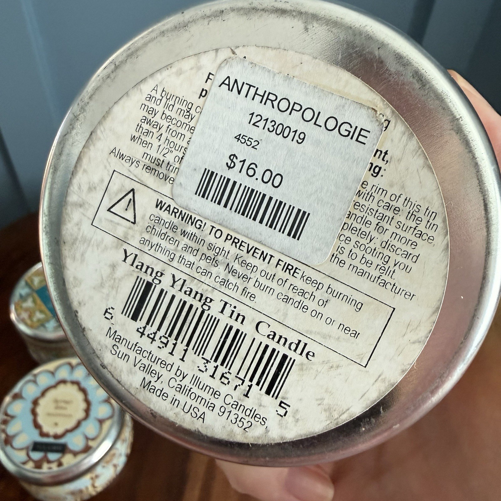 Anthropologie Illume Candles Lot 3 Discontinued Magnolia Ylang Eucalyptus New
