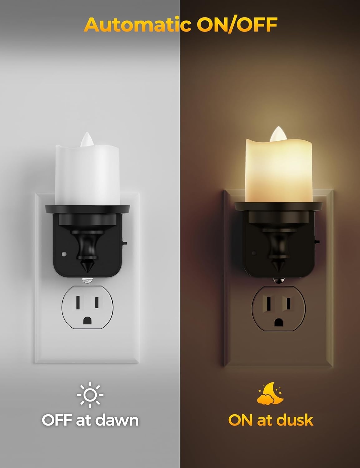 Soft White Dimmable Night Light 2 Pack – Touch Control & Energy Efficient Design