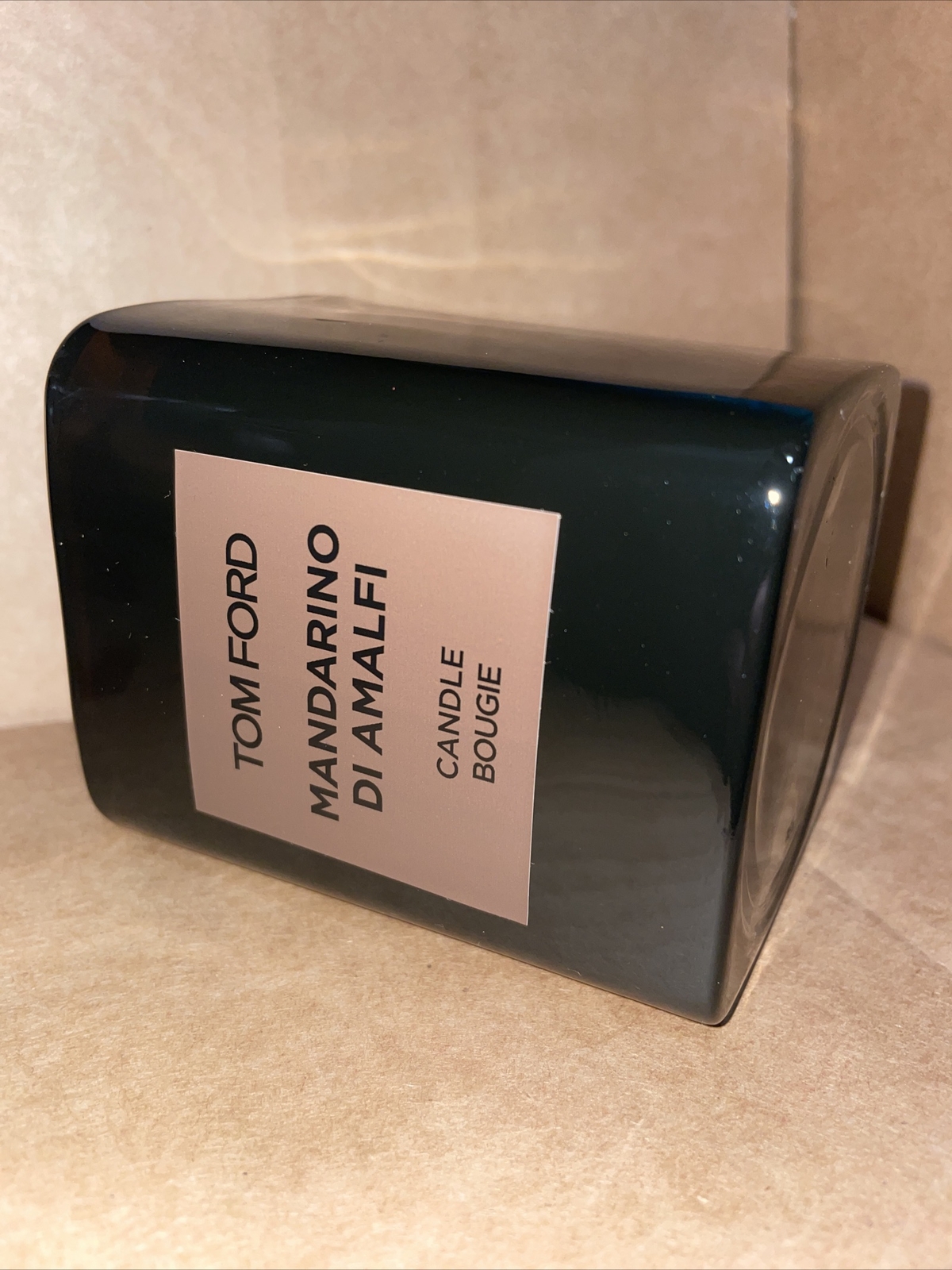Mandarino Di Amalfi Tom Ford Candle Bougie in Brown Glass IMPERFECT New No Box