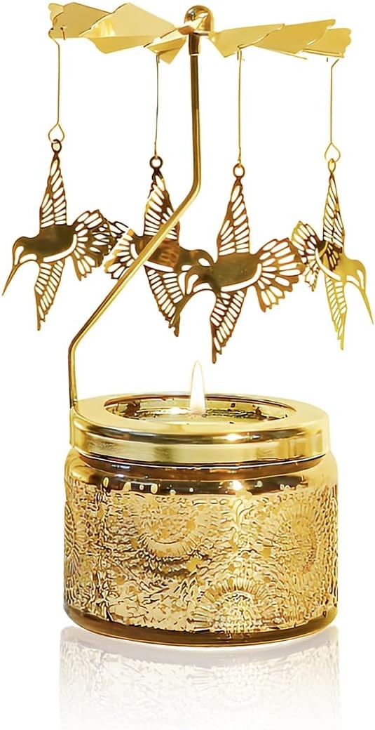 Rotating Aromatherapy Candle Gift Box Set Suitable for Bathroom Bedroom Display