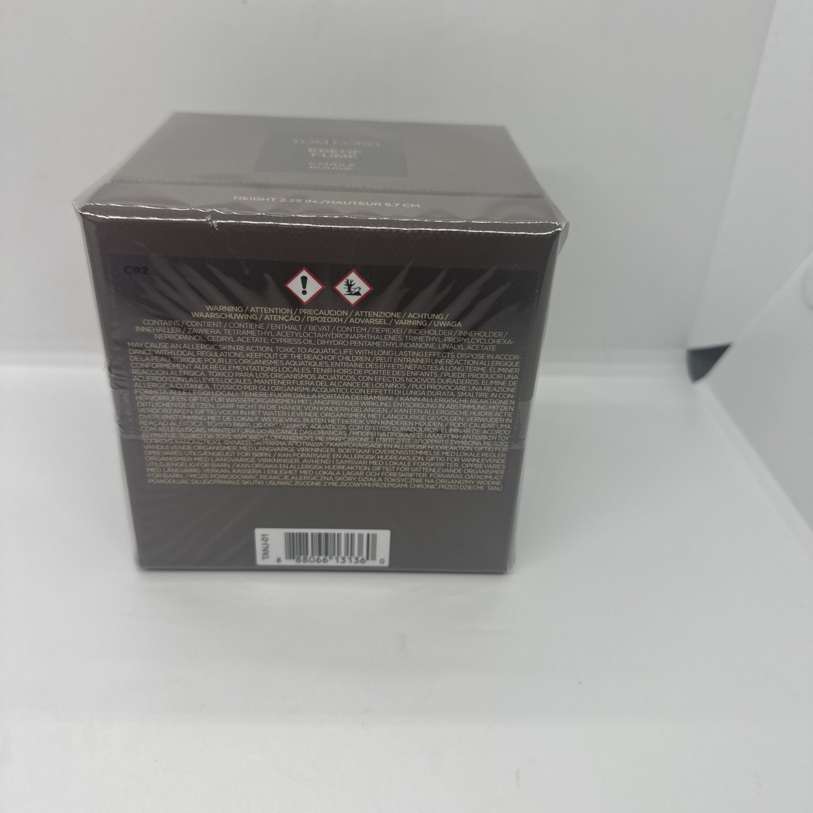 Tom Ford Ebene Fume Home Candle 6.3 oz – New in Box Sealed